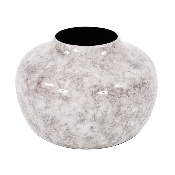 Marbled Aluminum Vase