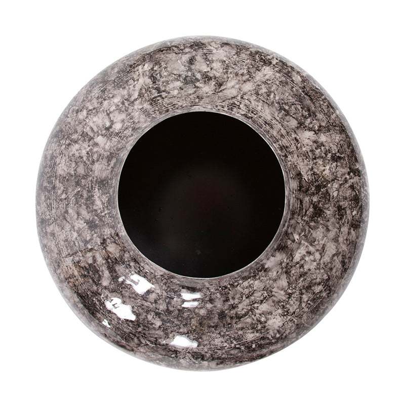Marbled Aluminum Vase