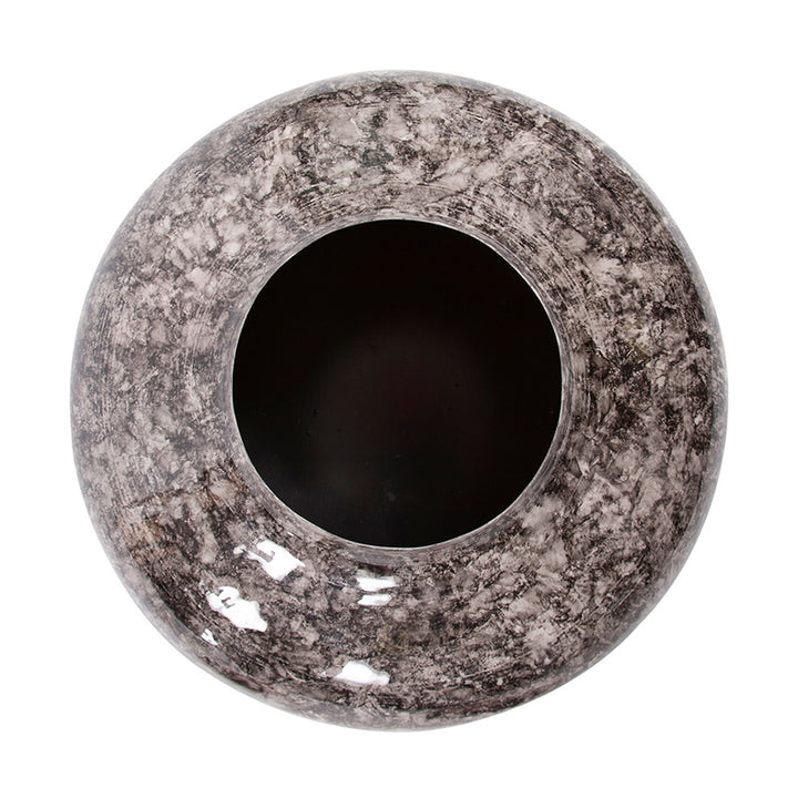 Marbled Aluminum Vase
