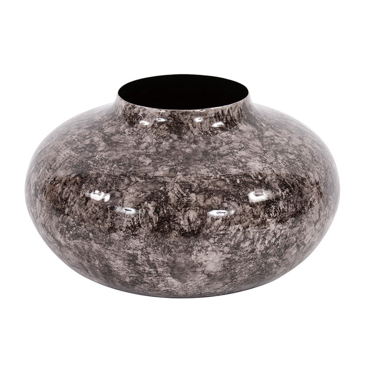 Marbled Aluminum Vase