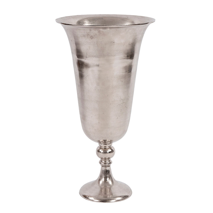 Antiqued Aluminum Vase