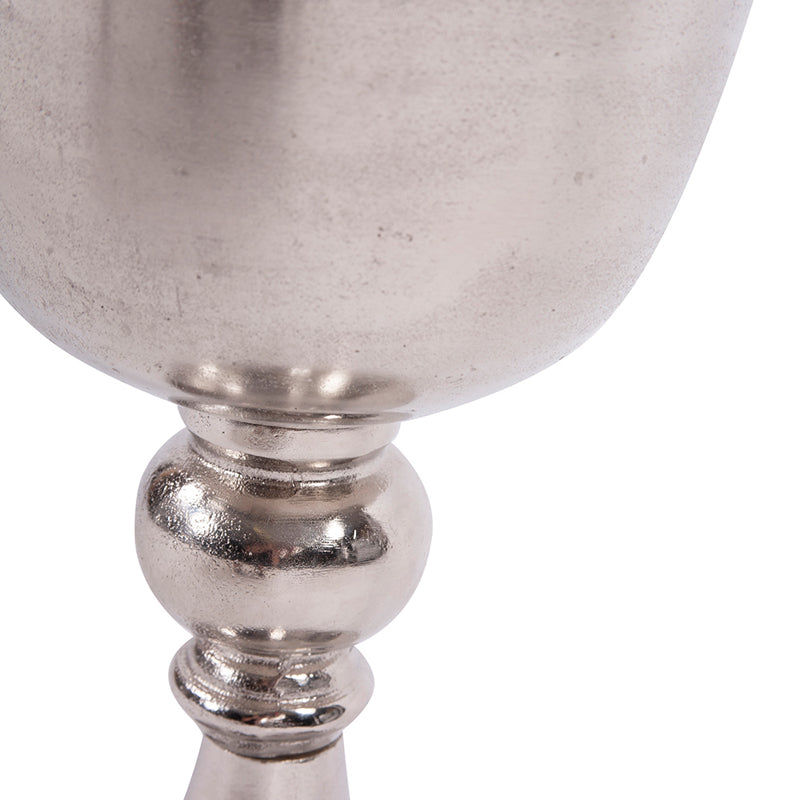 Antiqued Aluminum Vase