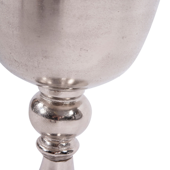 Antiqued Aluminum Vase