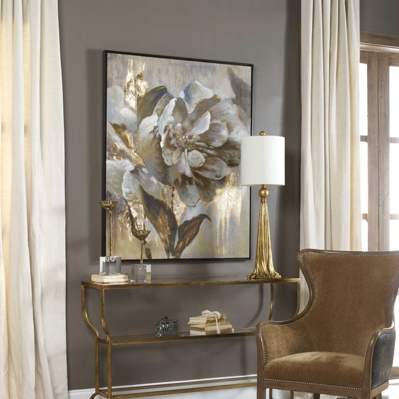Dazzling - Floral Art - Light Brown