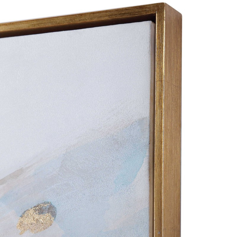 Free Flying - Hand Painted Canvas - Blue