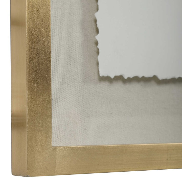 Crosswalk - Abstract Art - Gold