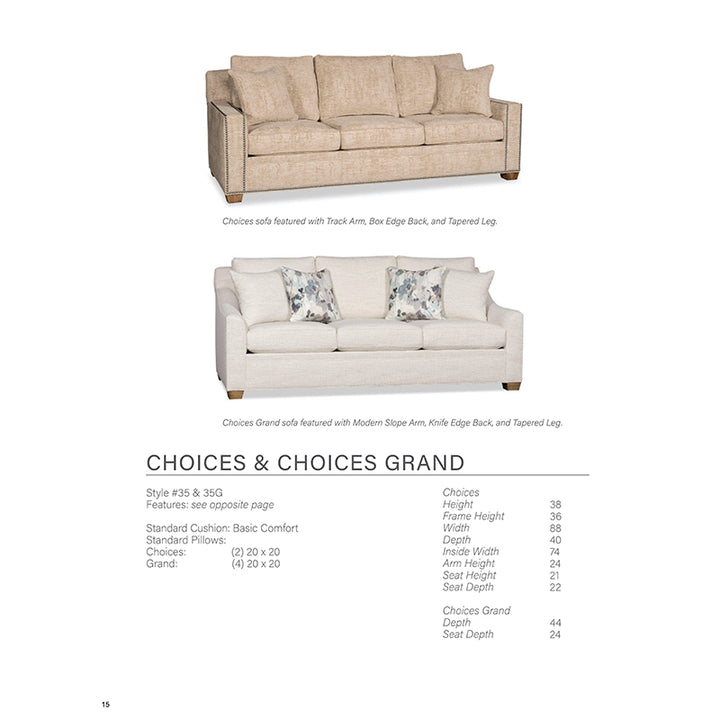 Choices Grande Sofa