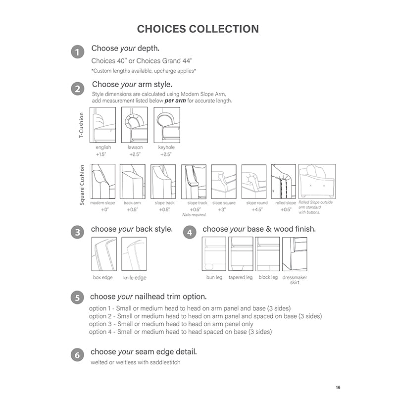 Choices Grande Sofa