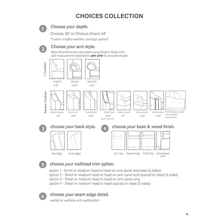 Choices Grande Sofa