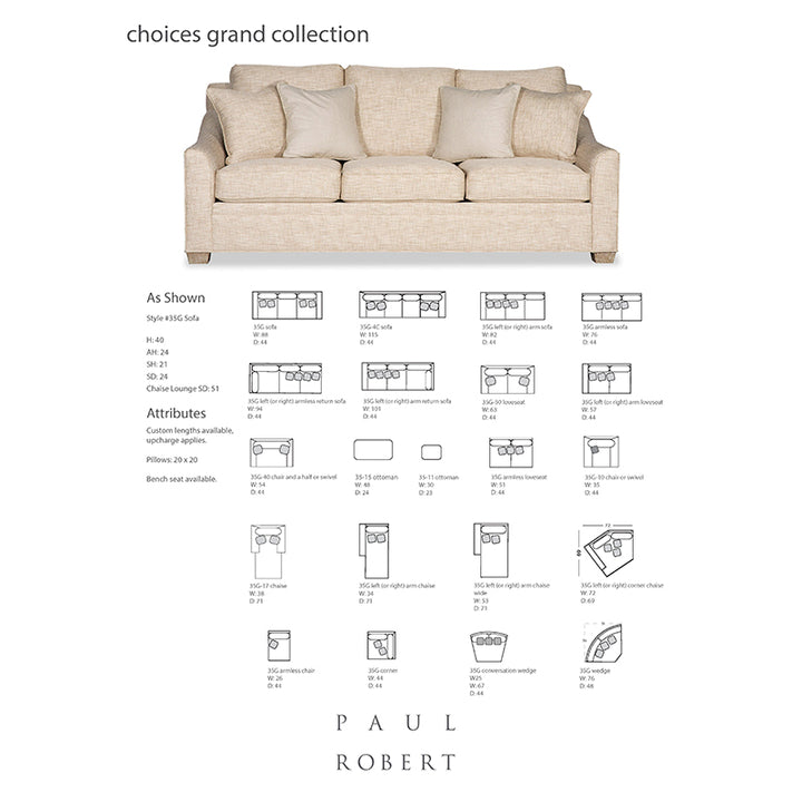 Choices Grande Sofa