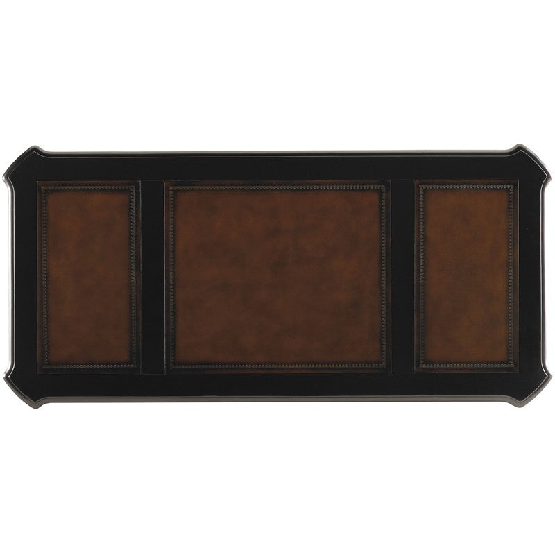 Telluride - 76" Executive Desk With Leather Panels