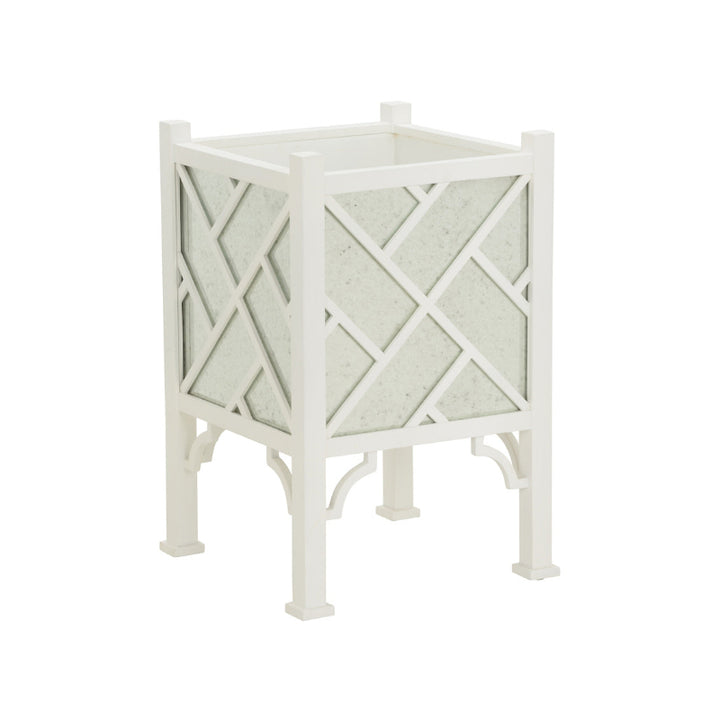 Chippendale Mirrored Fret Planter