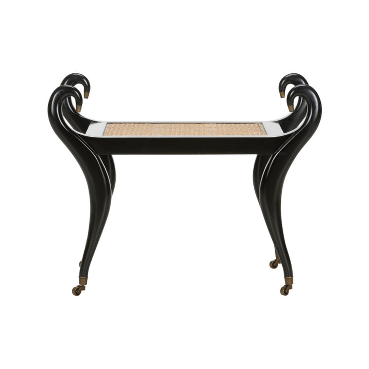 Swan Vanity Bench - Black