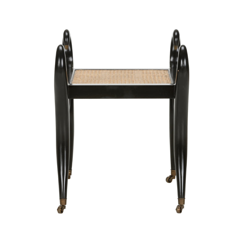 Swan Vanity Bench - Black