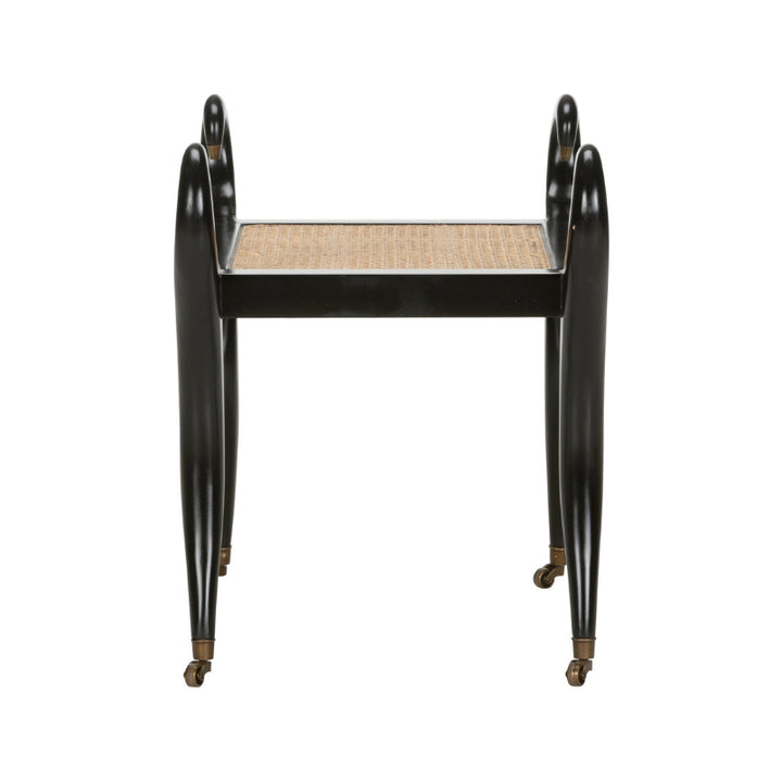 Swan Vanity Bench - Black