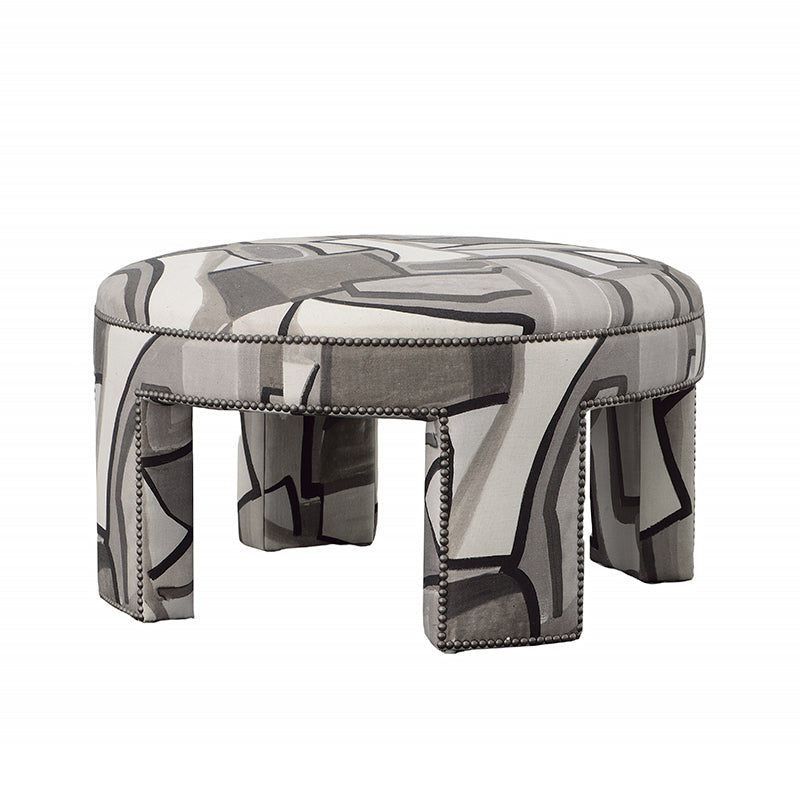 Durant Small Round Ottoman