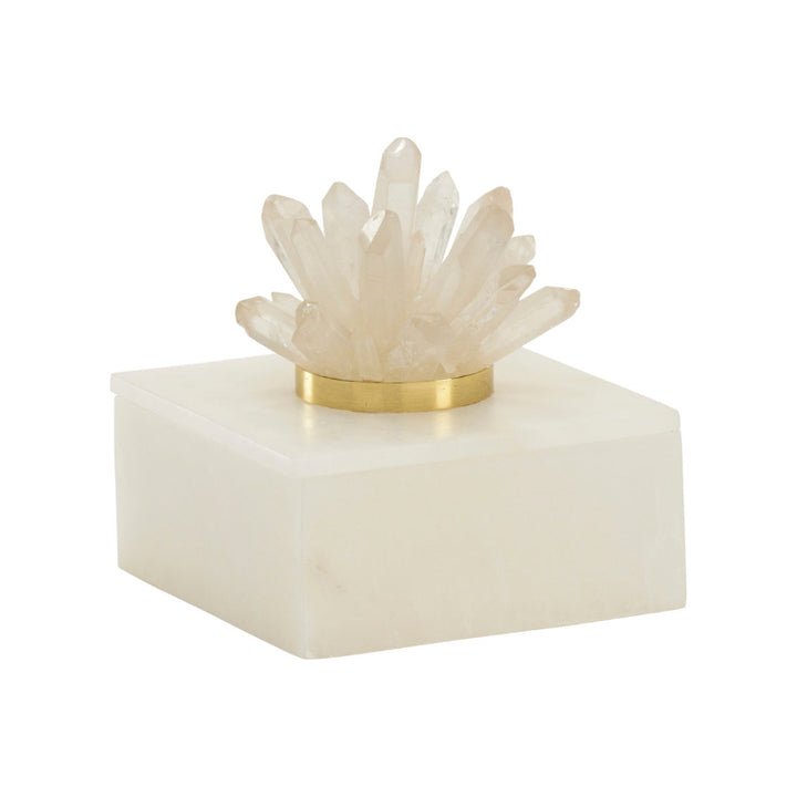 Alabaster And Crystal Box
