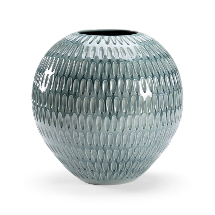 Round Dimpled Vase