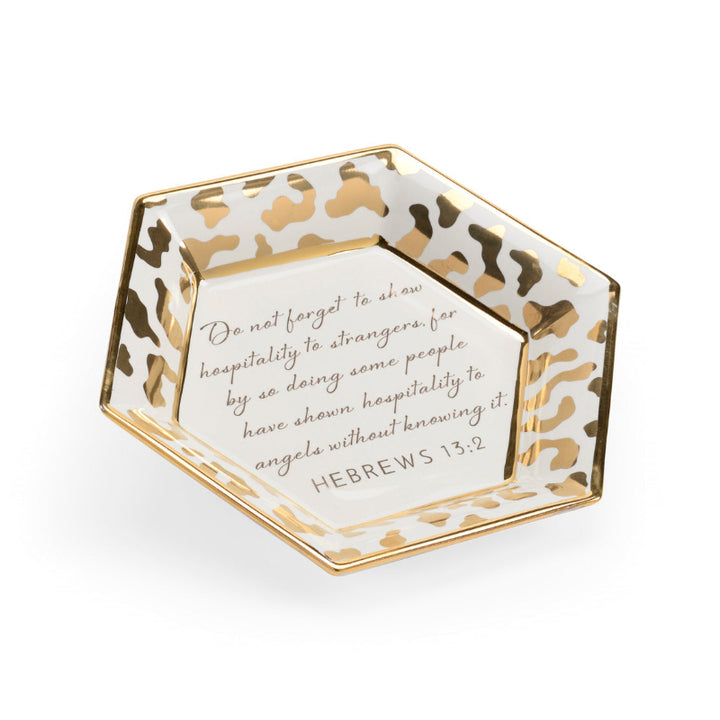 Honeycomb Jungle Verse Plate - White