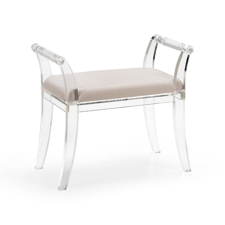 Neoclassic Acrylic Bench