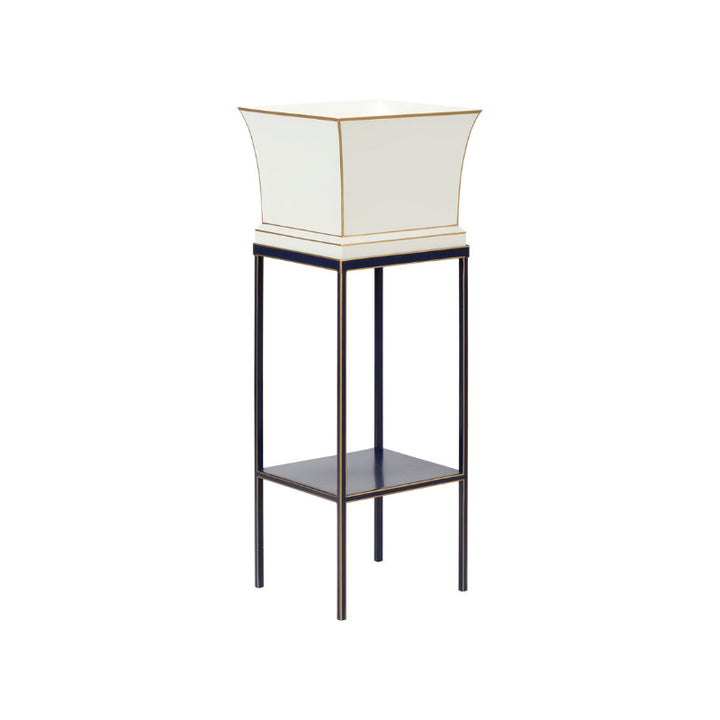 Morrow Tole Planter - Navy