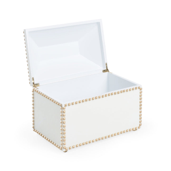 Chic Studded Box - White