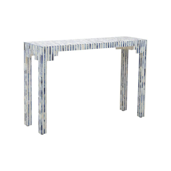 Bone Inlay Console - Blue