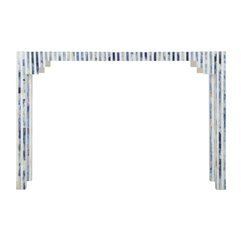 Bone Inlay Console - Blue