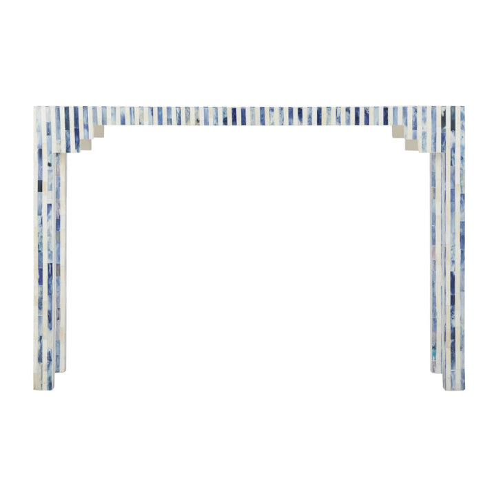 Bone Inlay Console - Blue