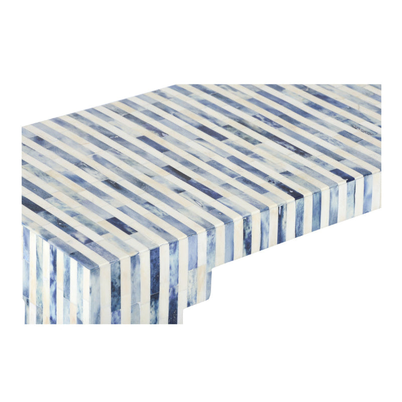 Bone Inlay Console - Blue