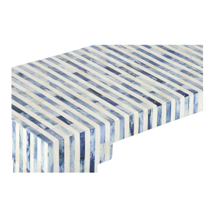 Bone Inlay Console - Blue
