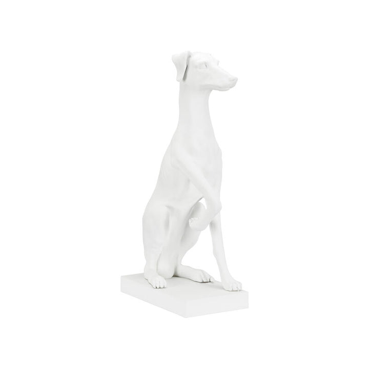 Greyhound Sculpture - White