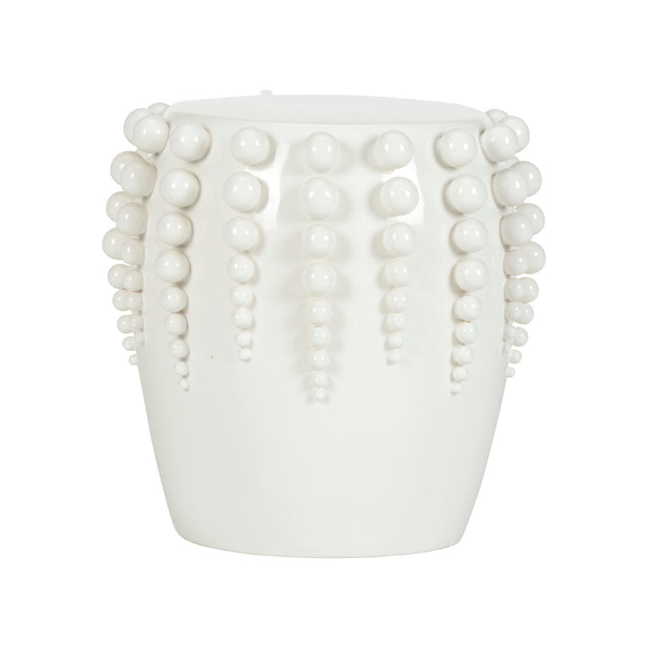 Sea Urchin Garden Seat - White