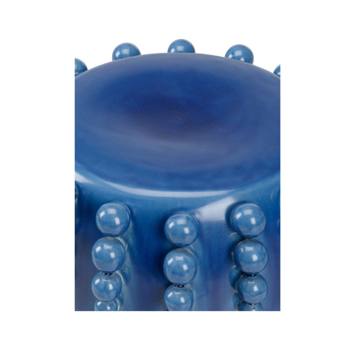 Sea Urchin Garden Stool -Blue