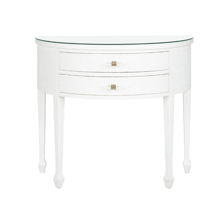 George III Demilune - White