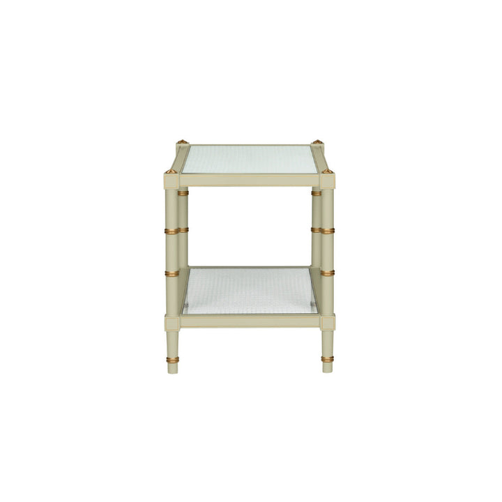 Conner Cane Cocktail Table - Green
