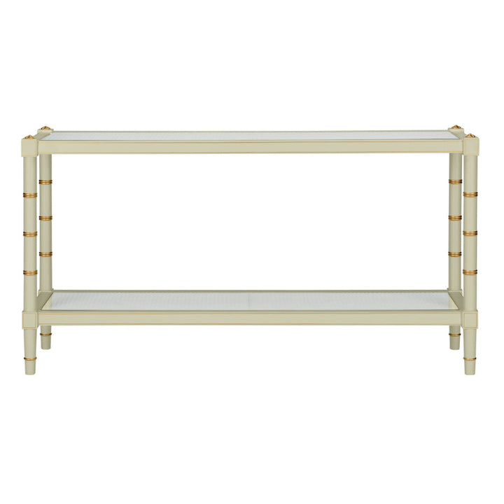 Conner Cane Console - Green
