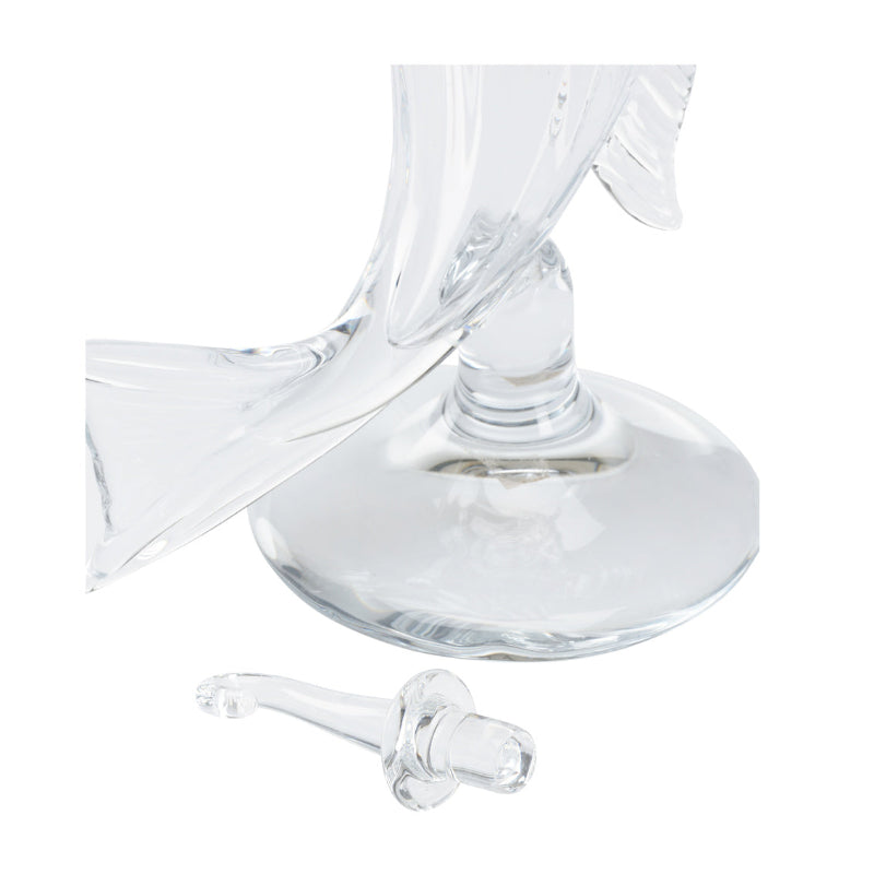 Hand Blown Fish Decanter