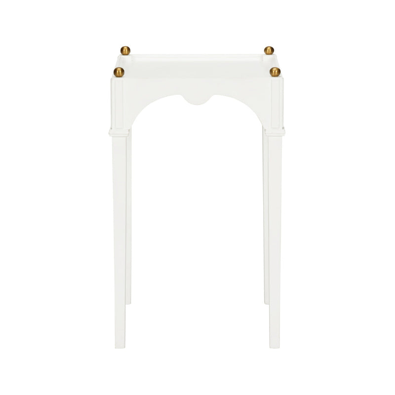 Kent Drinks Table - White