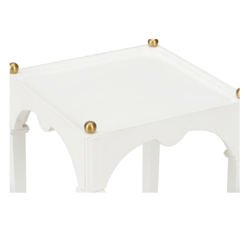 Kent Drinks Table - White