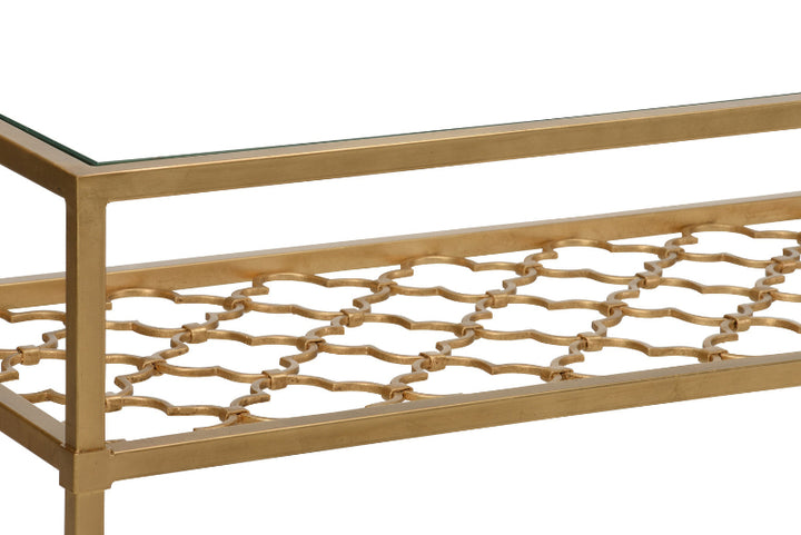 Pacific Coast Console Table-Gold