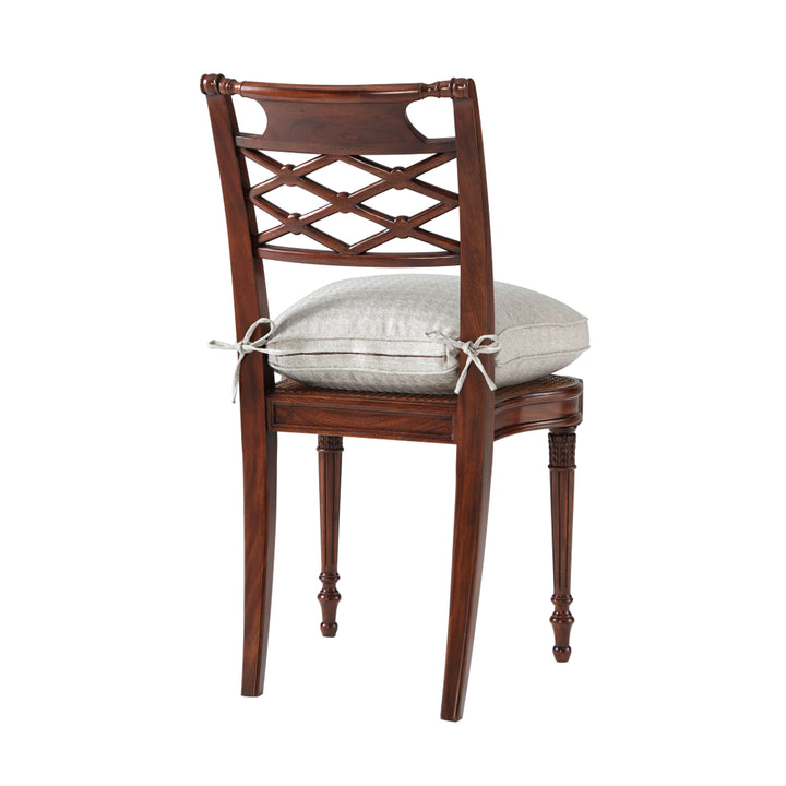 Adorned with Silk Bows Side Chair