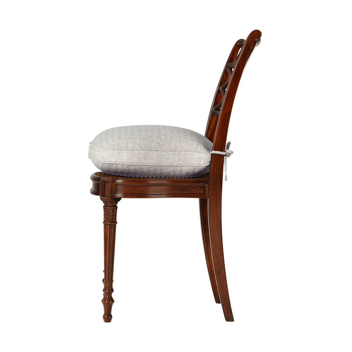 Adorned with Silk Bows Side Chair