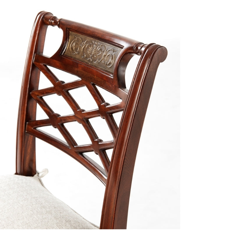 Adorned with Silk Bows Side Chair