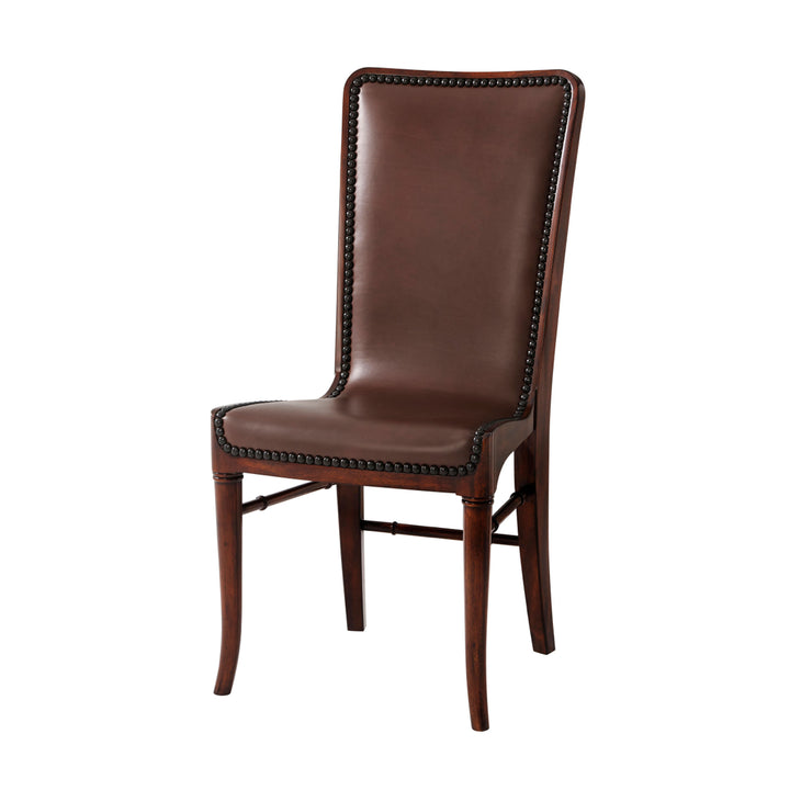 Leather Sling Dining Chair