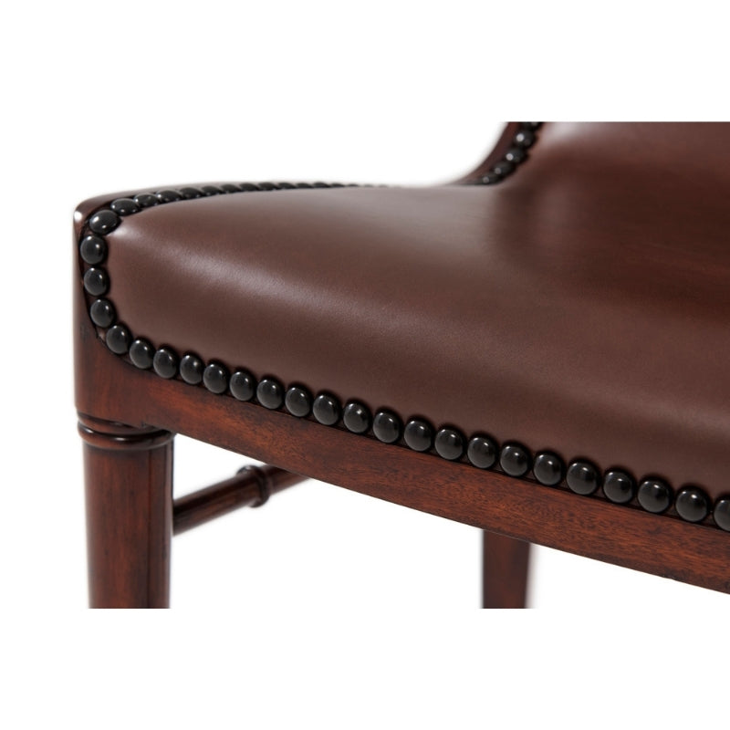 Leather Sling Dining Chair