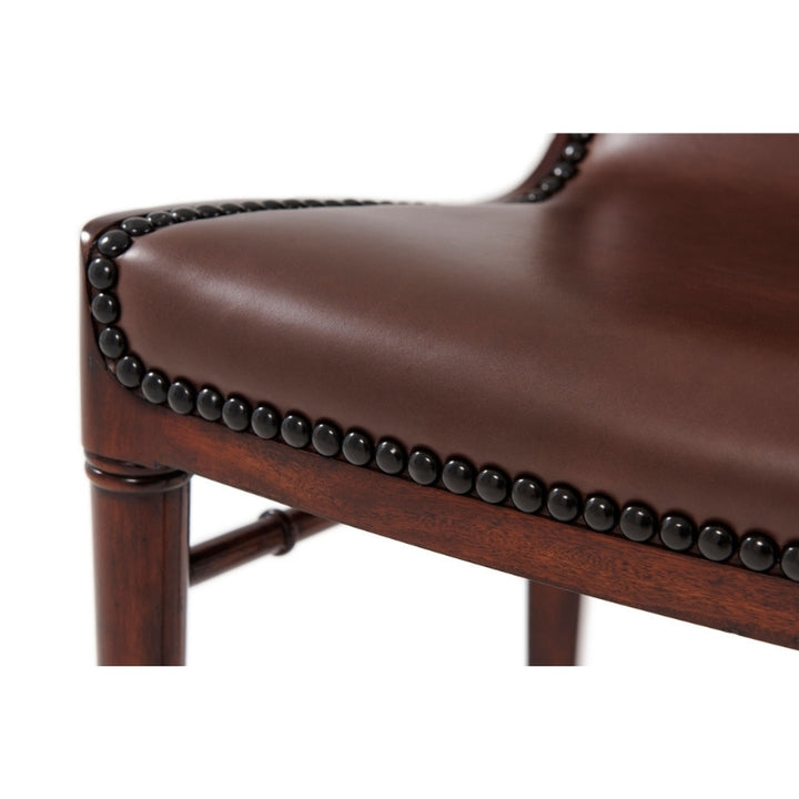 Leather Sling Dining Chair