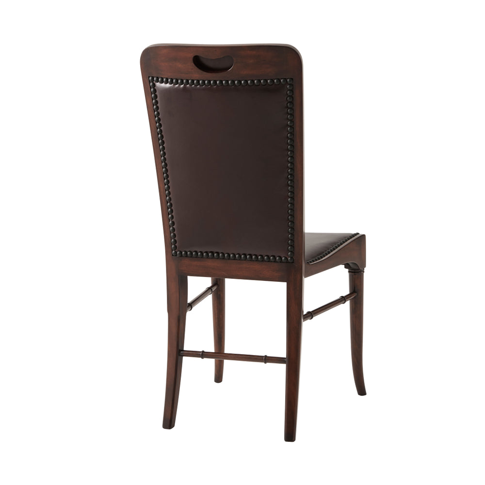 Leather Sling Dining Chair