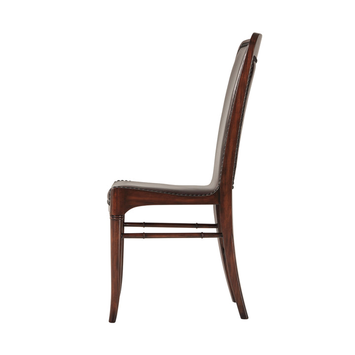 Leather Sling Dining Chair