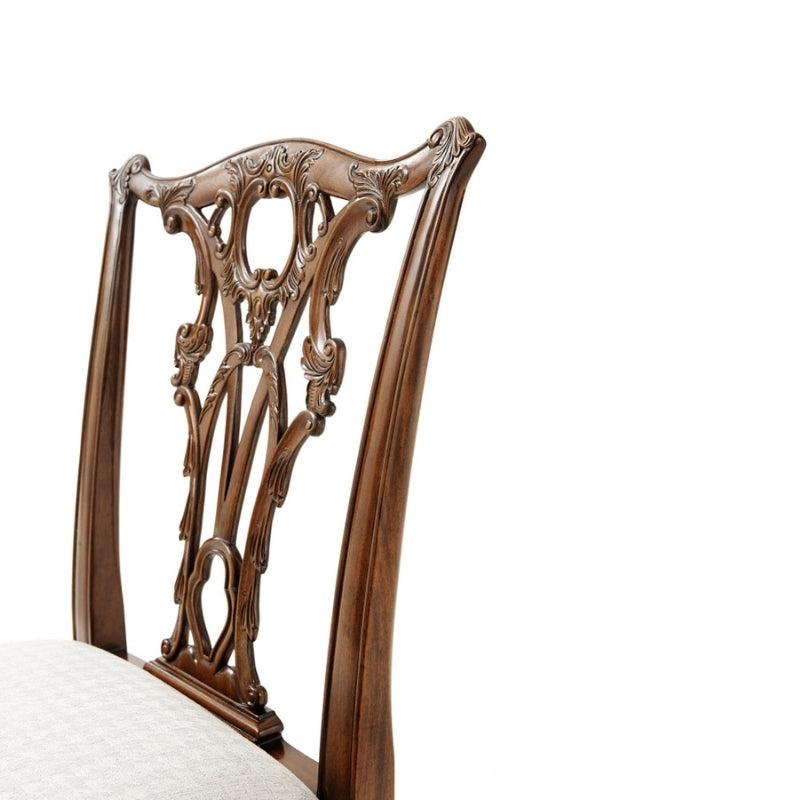 Seated in Rococo Splendour Side Chair